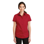 Port Authority® Ladies Short Sleeve SuperPro Twill Shirt